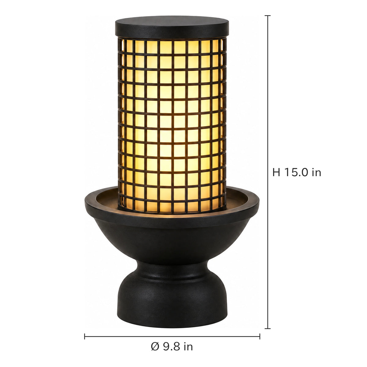 Solar Lawn Lights - Dimensions