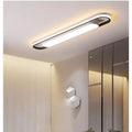 Modern Minimalist LED Ceiling Light – Acrylic Aluminum Flush Mount, Dimmable Remote Control, 110V