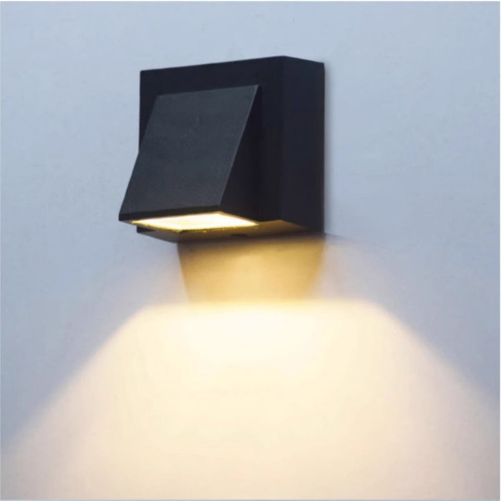 Modern Outdoor LED Wall Light Dual Head Up Down Sconce – Waterproof Aluminum Balcony Terrace Garden Light Velumoza