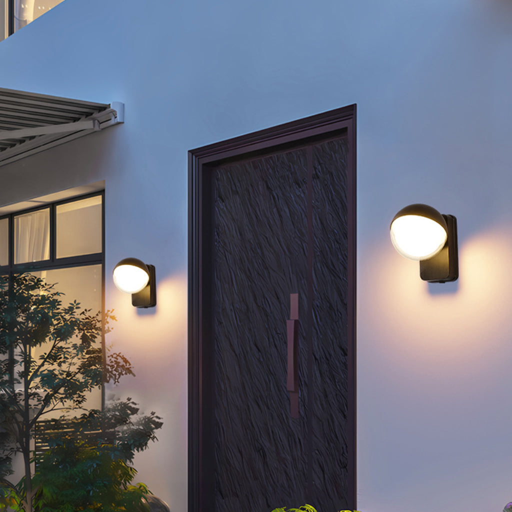 Modern Outdoor Waterproof LED Wall Lamp – 12W Aluminum Up Down Exterior Sconce with Adjustable Holder, IP65 Weatherproof Lighting Velumoza