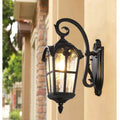 Solar Powered Outdoor Wall Light Aluminum Waterproof LED Sconce for Villa Garden Patio 110V Velumoza