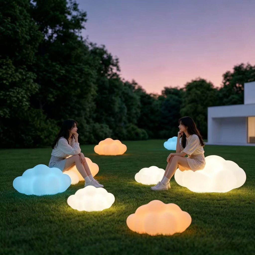 LED Cloud Light Decoration – RGB Color Changing Cloud Lamp for Outdoor Garden, Patio, Event & Commercial Display Lighting Velumoza