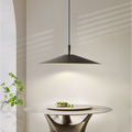 Italian Postmodern Sand Finish LED Pendant Chandelier – Nordic Danish Minimalist 18.90-Inch Art Hanging Light for Dining Room, Living Room, Restaurant & Hotel