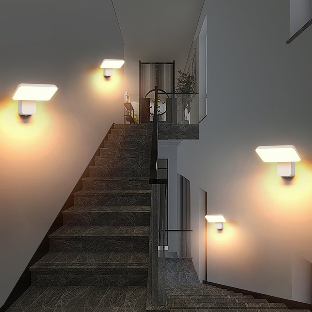 18W Modern Outdoor LED Wall Light with Motion Sensor – IP65 Waterproof Aluminum Up Down Exterior Sconce Velumoza