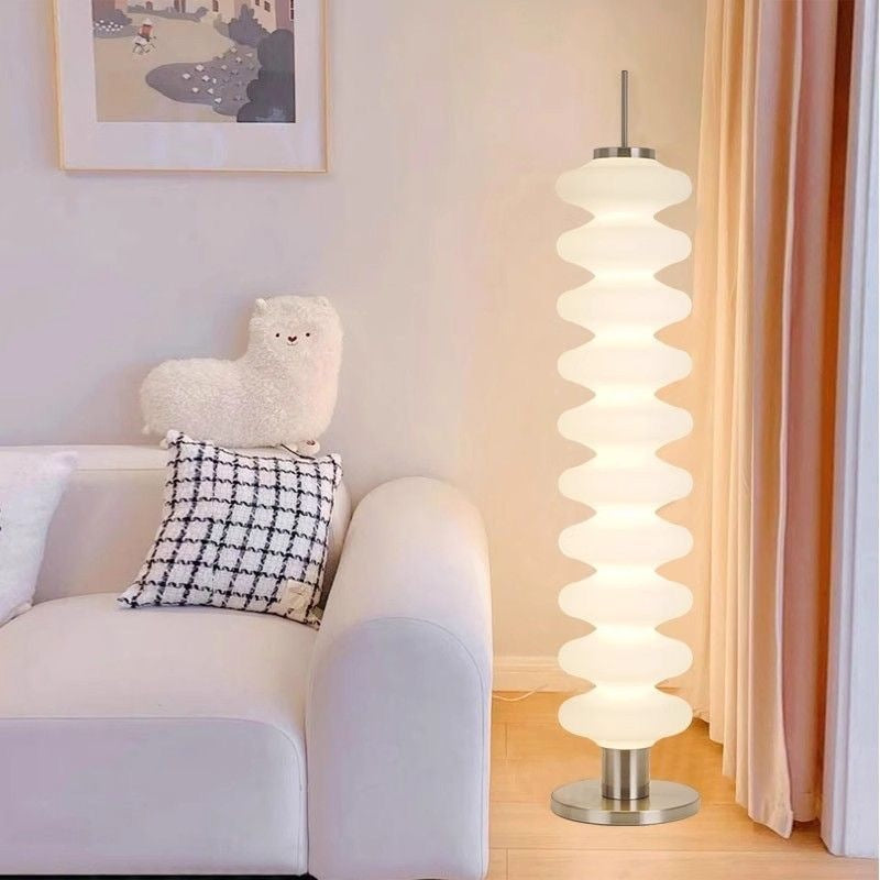 Modern Stacked Sphere Floor & Table Lamp – Nordic Tiered Acrylic Accent Light for Living Room & Bedroom