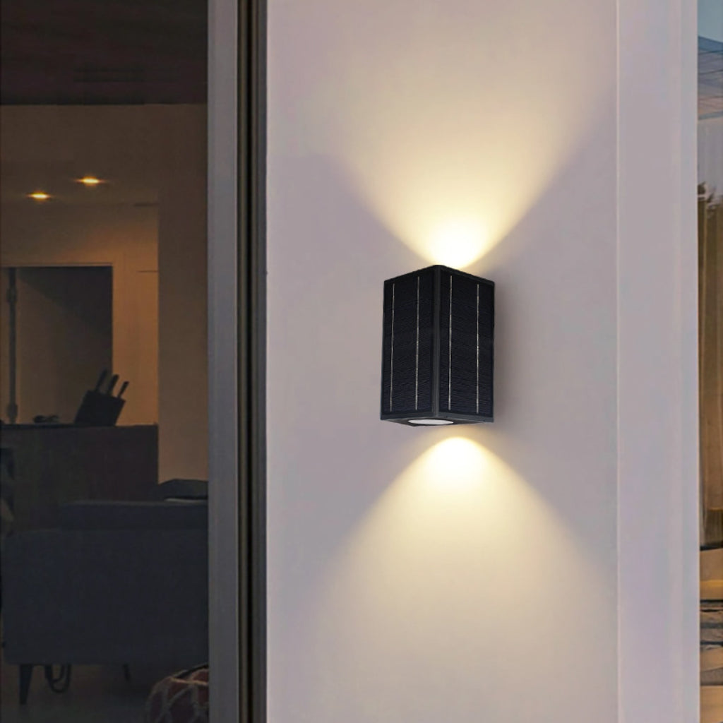 Double Head Outdoor Wall Light Aluminum LED Exterior Sconce 110V US Plug Waterproof Villa Garden Lamp Velumoza