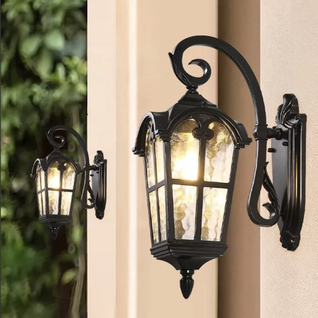 Solar Powered Outdoor Wall Light Aluminum Waterproof LED Sconce for Villa Garden Patio 110V Velumoza