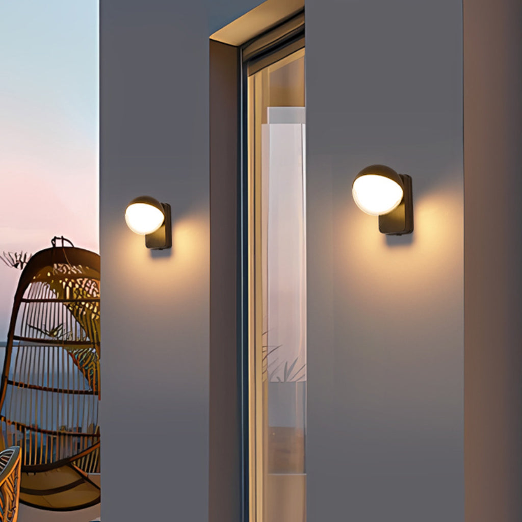 Modern Outdoor Waterproof LED Wall Lamp – 12W Aluminum Up Down Exterior Sconce with Adjustable Holder, IP65 Weatherproof Lighting Velumoza