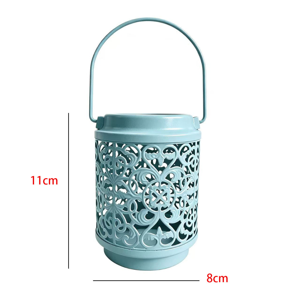 Solar Garden Lantern Outdoor LED Decorative Light – Waterproof Metal Pathway Lamp for Patio, Yard & Courtyard Velumoza