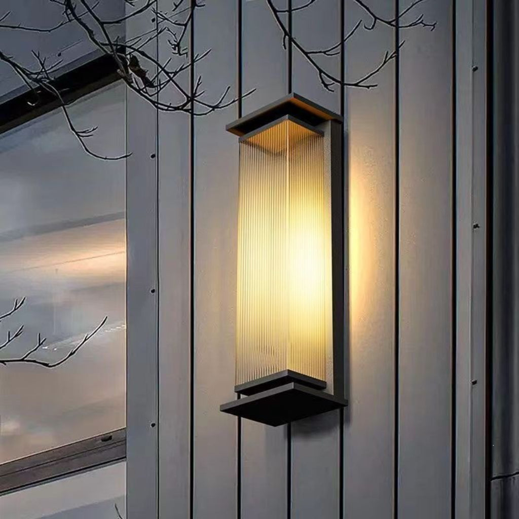 Modern Outdoor LED Wall Light Waterproof Aluminum Pillar Lamp 110V US Plug Garden Courtyard Sconce Velumoza