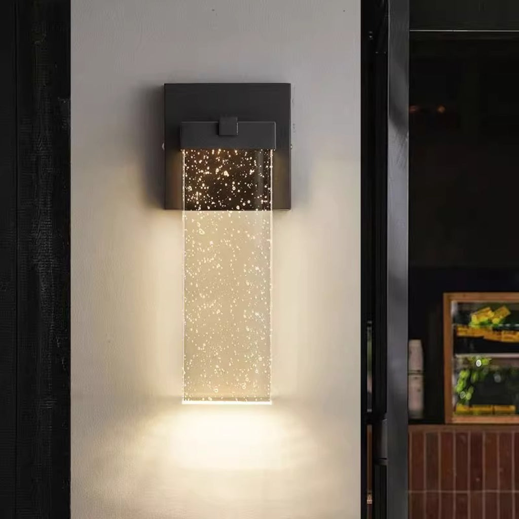 Modern LED Outdoor Wall Sconce Light – IP65 Waterproof Exterior Garden, Patio & Balcony Wall Lamp 110V US Plug Velumoza