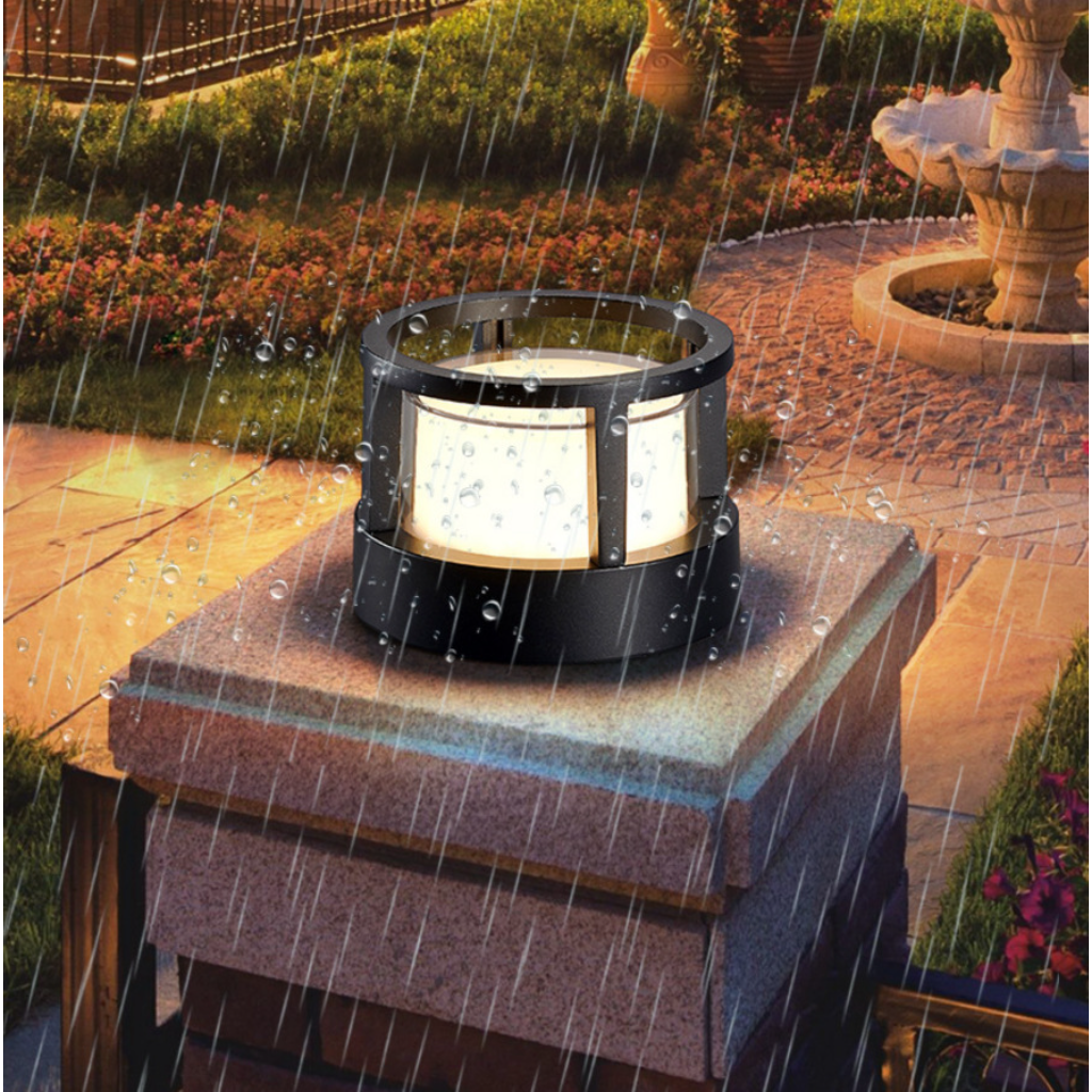 Modern Outdoor LED Pillar Light Waterproof Courtyard Fence Post Lamp – IP65 Aluminum Garden Column Light Velumoza