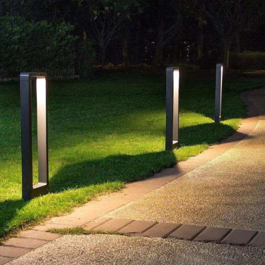 Outdoor Aluminum LED Solar Lawn Light – IP54 Waterproof Modern Garden Pathway Lamp for Courtyard, Park & Landscape Decoration Velumoza