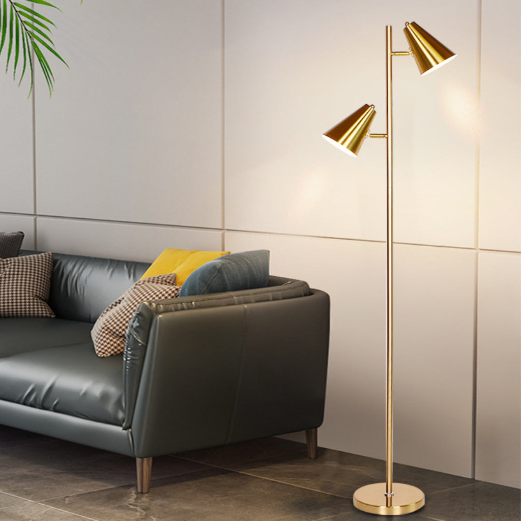 Modern Scandinavian Moon Floor Lamp, LED Standing Lamp with PVC Shade, 110V US Plug, Minimalist Ambient Floor Light for Living Room & Bedroom