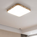 Modern Ultra-Thin Square LED Ceiling Light – Aluminum & Acrylic Flush Mount with Dimming, 110V