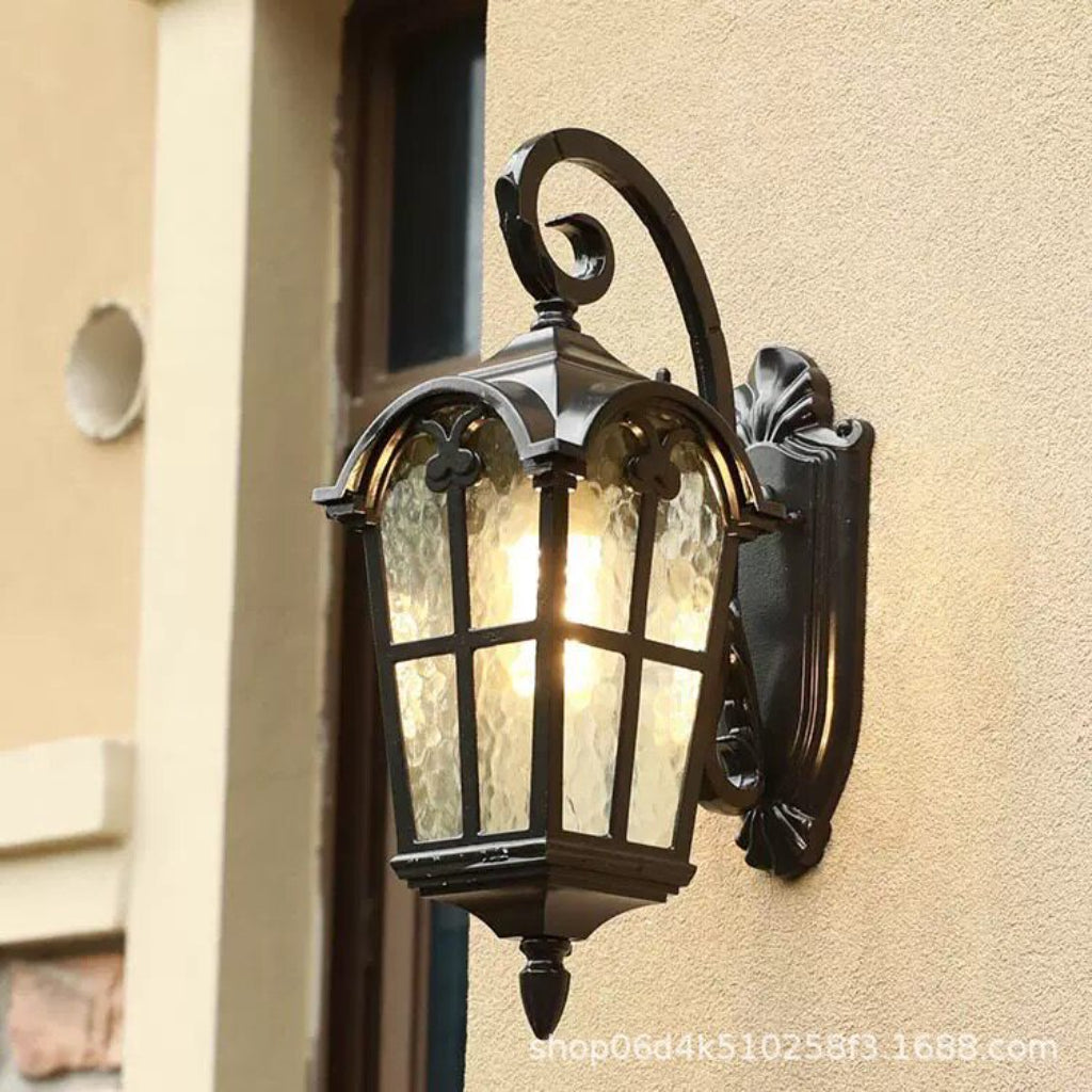 Solar Powered Outdoor Wall Light Aluminum Waterproof LED Sconce for Villa Garden Patio 110V Velumoza