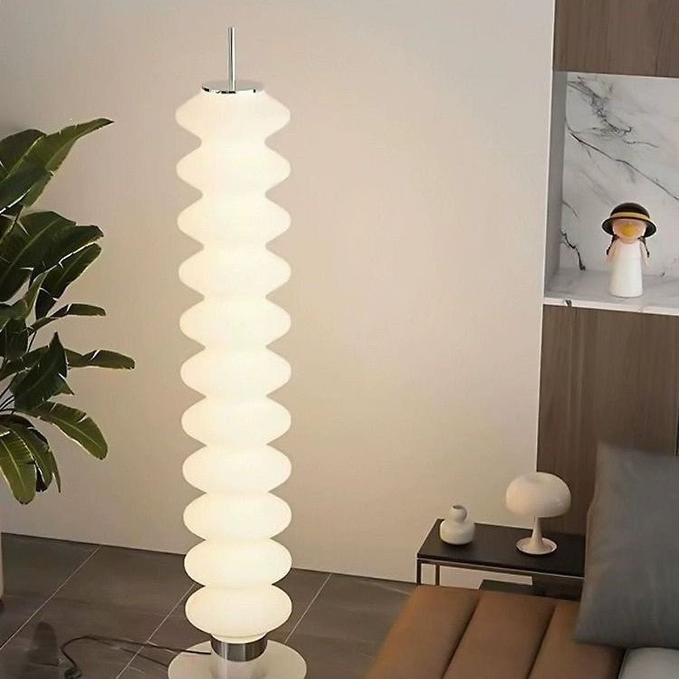 Modern Stacked Sphere Floor & Table Lamp – Nordic Tiered Acrylic Accent Light for Living Room & Bedroom
