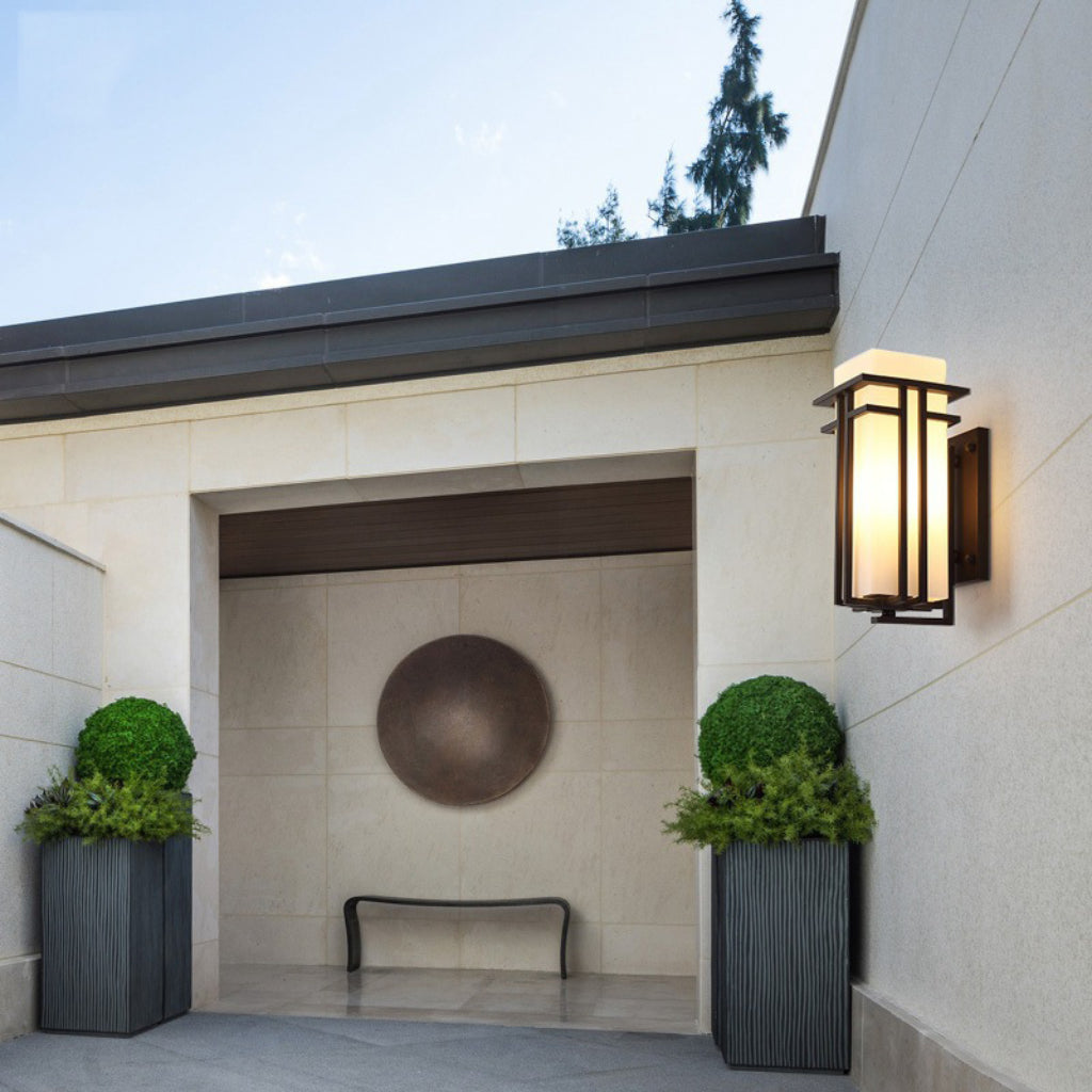 Modern Outdoor Wall Lamp – Waterproof LED Square Sconce for Garden, Patio & Courtyard Lighting Velumoza