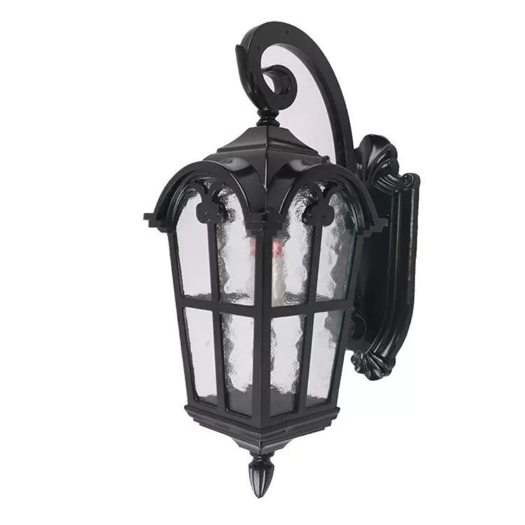 Solar Powered Outdoor Wall Light Aluminum Waterproof LED Sconce for Villa Garden Patio 110V Velumoza