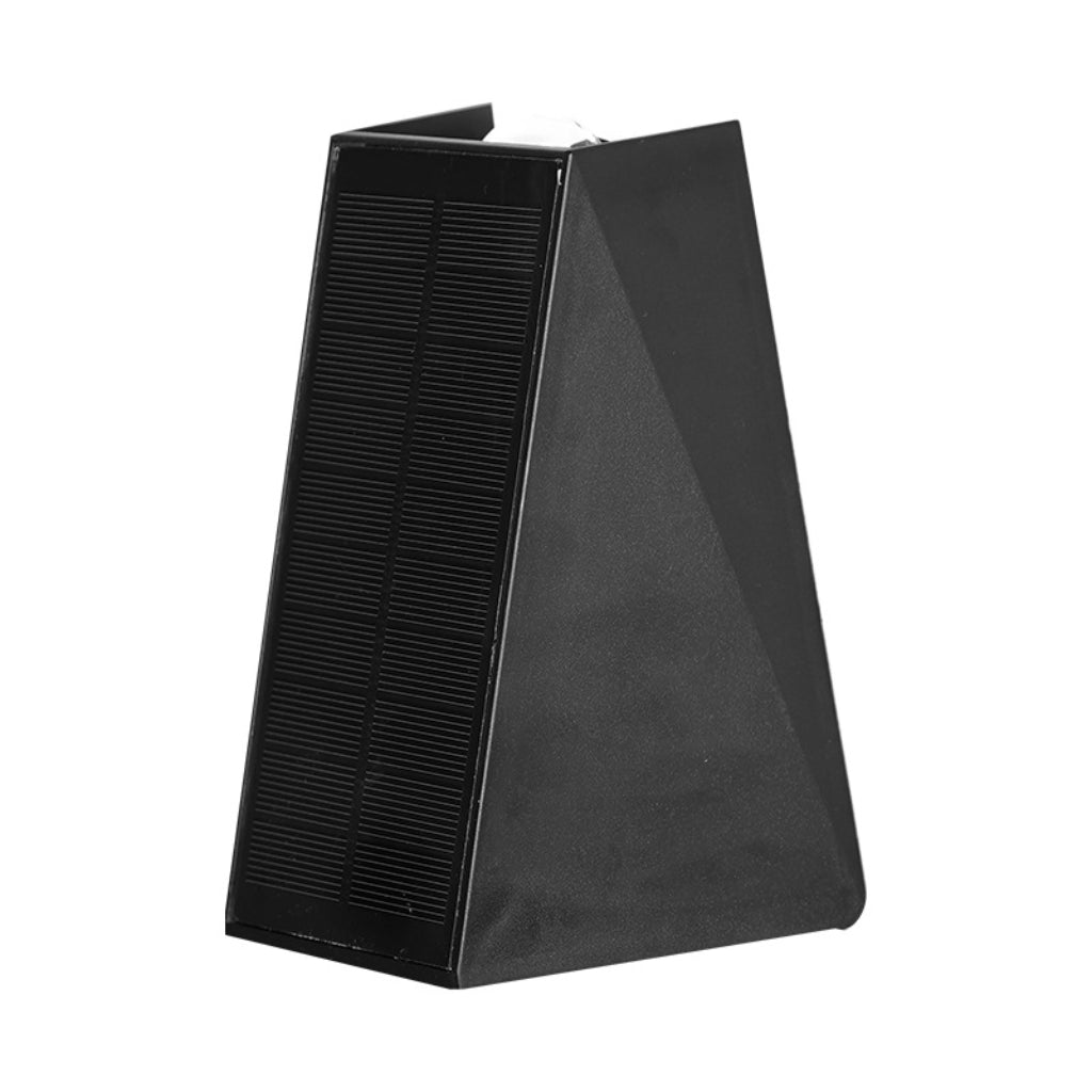 Solar IP65 Waterproof LED Outdoor Wall Light – Industrial Two-Way Warm Wall Sconce for Garden, Patio, Courtyard, Villa, Balcony & Exterior Walls