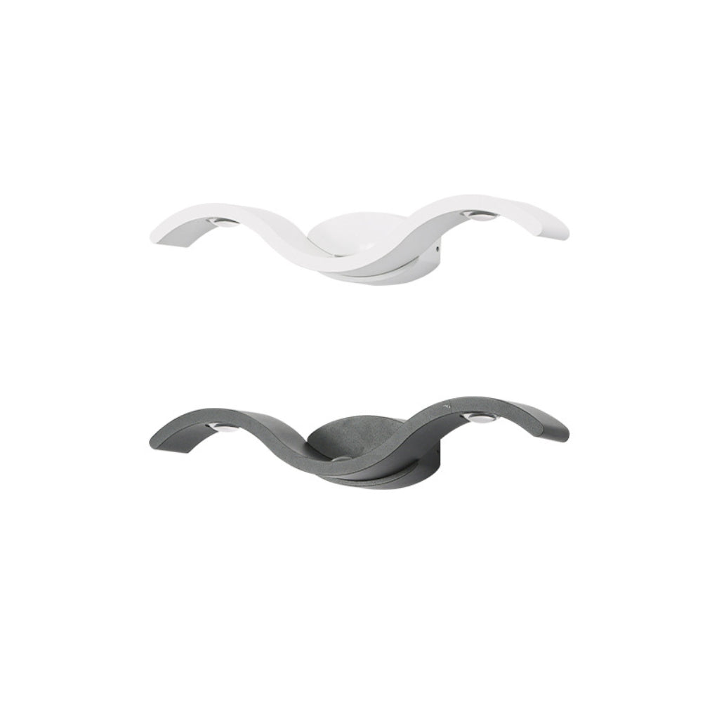 Modern Seagull 9W LED Outdoor Wall Sconce – Waterproof Aluminum Up & Down Wall Light, 3000K Warm White, 110V Velumoza