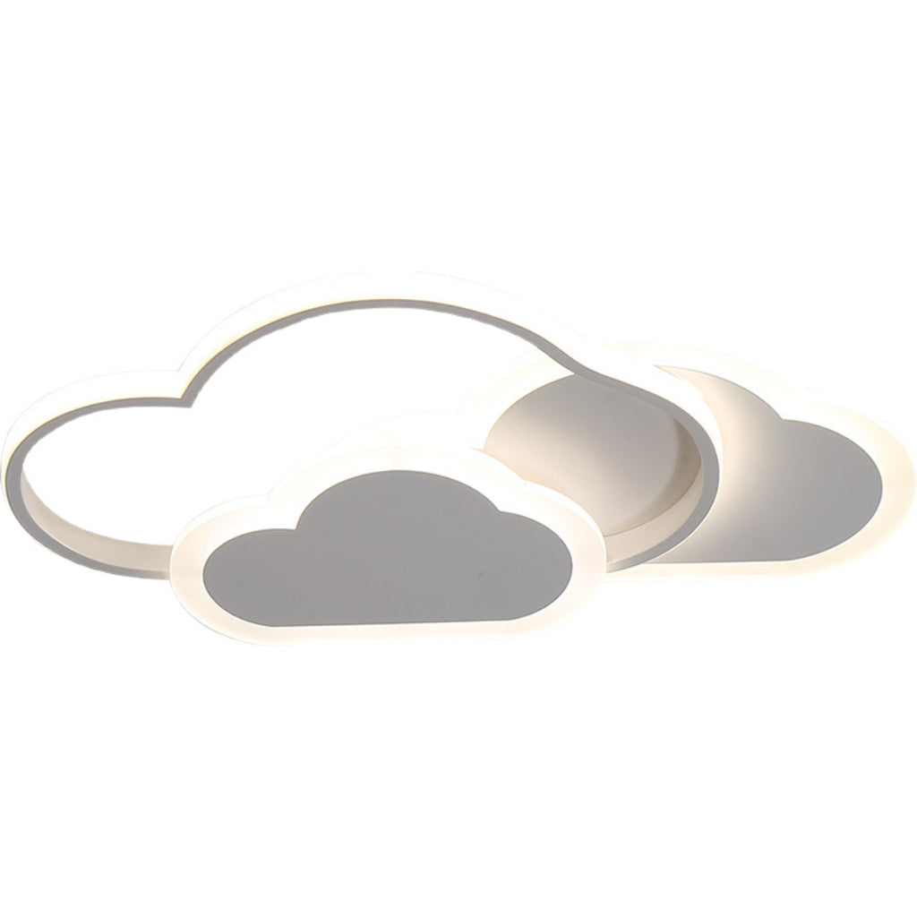 Modern Cloud LED Ceiling Light for Kids’ Bedroom – Creative Acrylic Flush Mount with Dimming, 110V