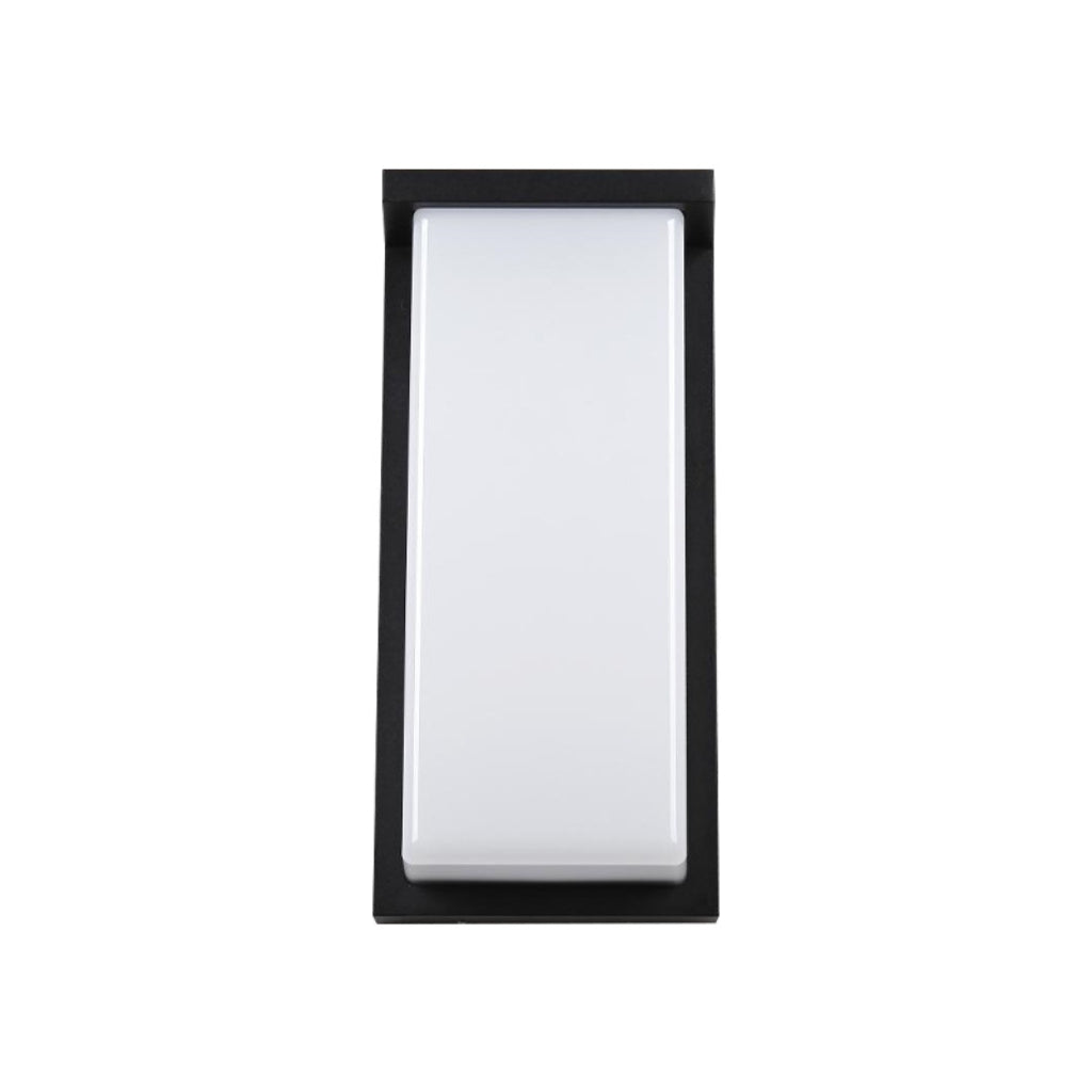 Modern 36W Square LED Outdoor Wall Sconce – IP65 Waterproof Aluminum Warm Light Fixture for Porch, Patio, Balcony, Courtyard & Entryway Velumoza