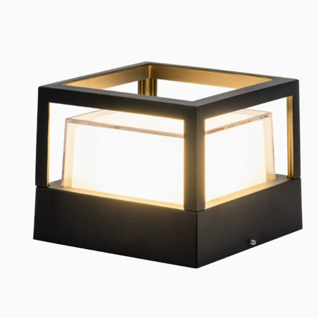 Modern Outdoor LED Pillar Light Waterproof Courtyard Fence Post Lamp – IP65 Aluminum Garden Column Light Velumoza