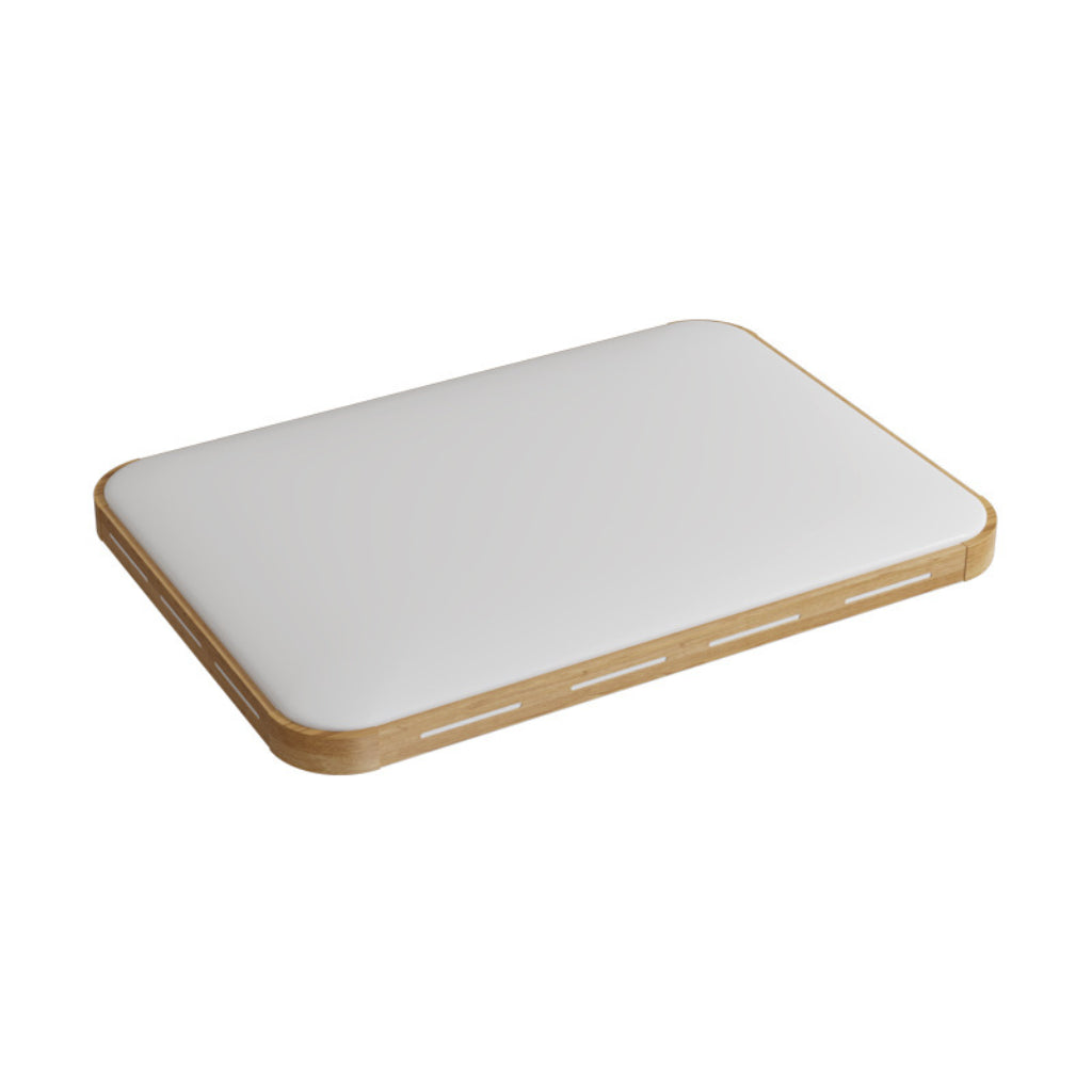 Modern Ultra-Thin Square LED Ceiling Light – Aluminum & Acrylic Flush Mount with Dimming, 110V