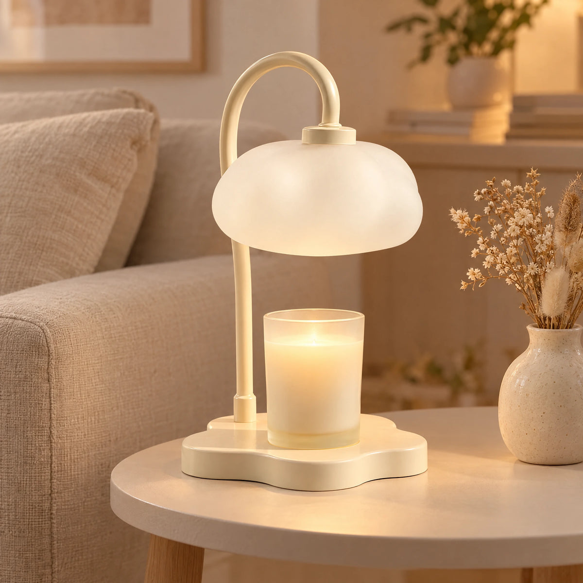 Cloud Candle Warmer Table Lamp