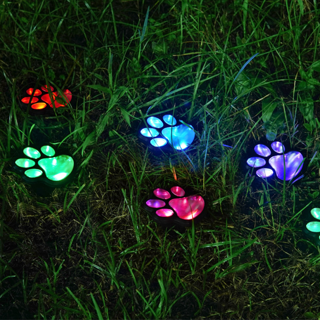 Solar Cat Claw Garden Light – IP44 Waterproof Animal Paw LED Landscape Lamp for Lawn, Pathway & Courtyard Decoration