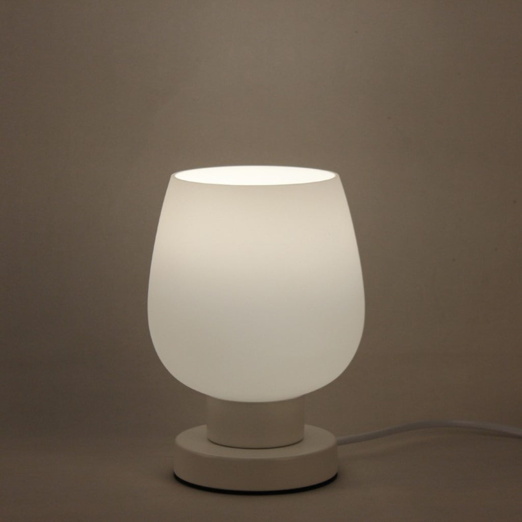 Modern Minimalist Touch Dimmable Glass Table Lamp – 3-Level Bedside Night Light for Bedroom, Office & Living Room Velumoza