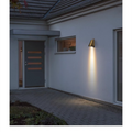 Brass Horseshoe LED Outdoor Wall Sconce Light – IP65 Waterproof Exterior Porch, Garden & Corridor Wall Lamp 110V US Plug Velumoza