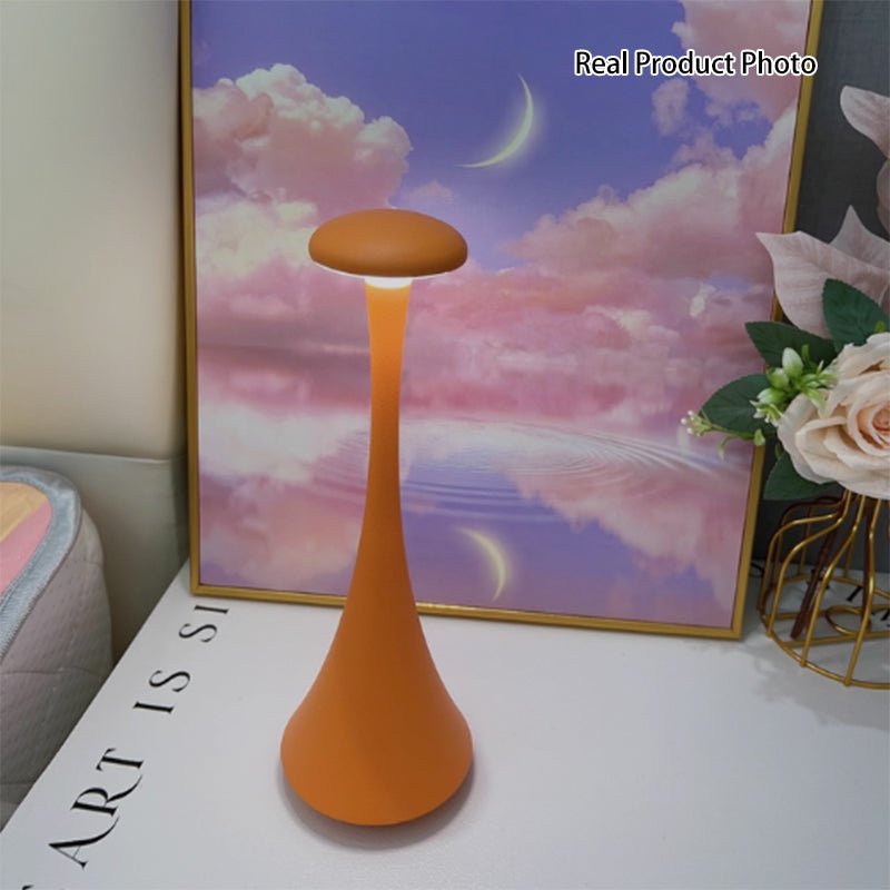 Modern Wireless Small Waist LED Table Lamp – Touch Dimmable & Rechargeable Night Light
