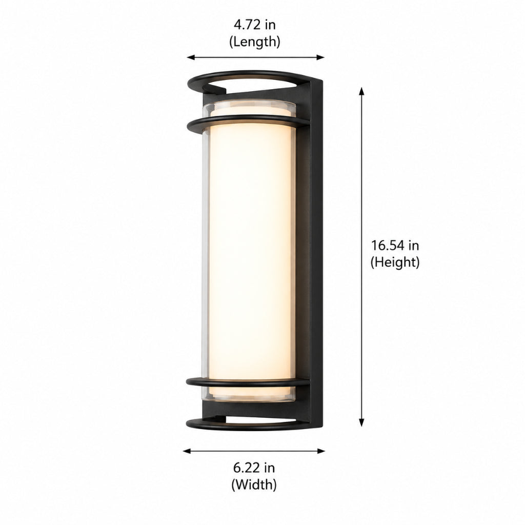 Modern IP65 Waterproof Aluminum LED Outdoor Wall Light – 30W/50W Exterior Sconce for Porch, Patio, Garden, Balcony, Villa & Entryway Velumoza