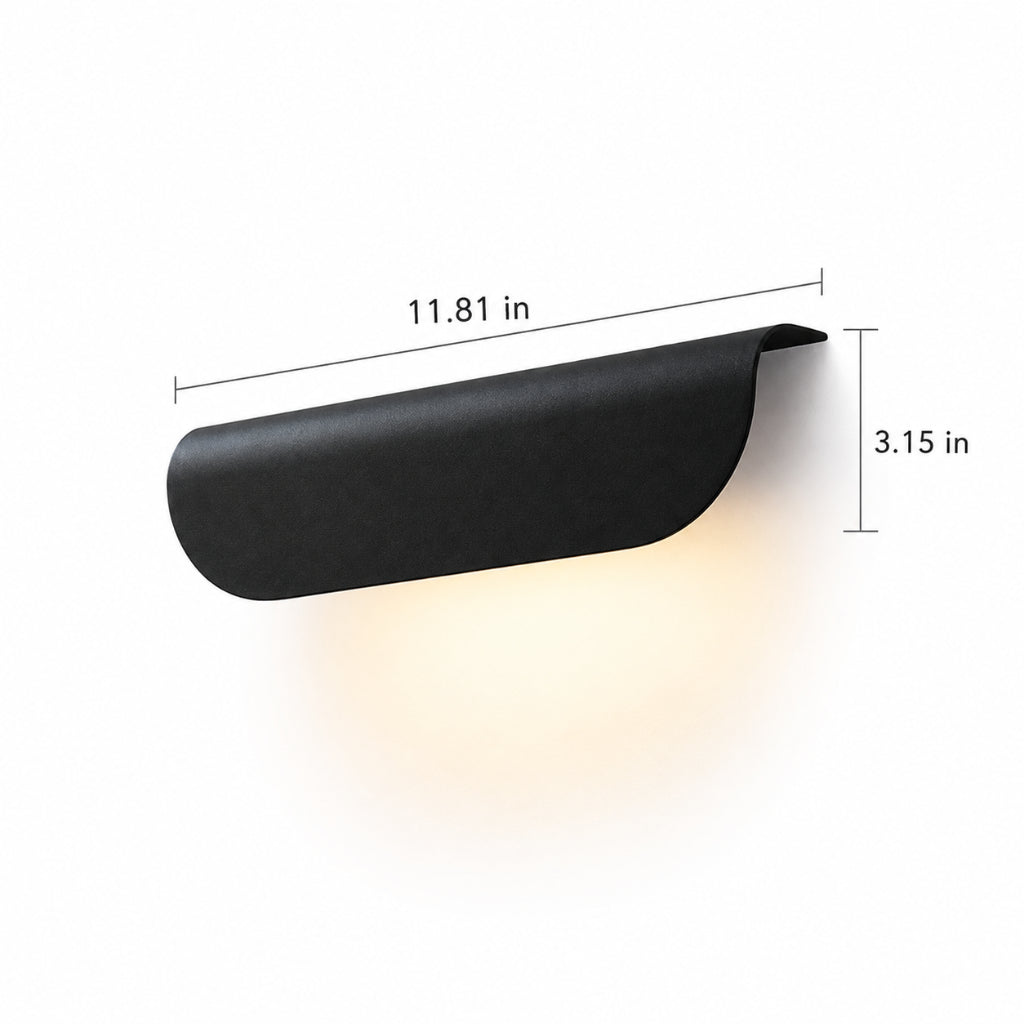 Modern 10W LED Outdoor Wall Sconce – Waterproof Aluminum & Glass Wall Washer Light, 3000K Warm White, 110V Velumoza