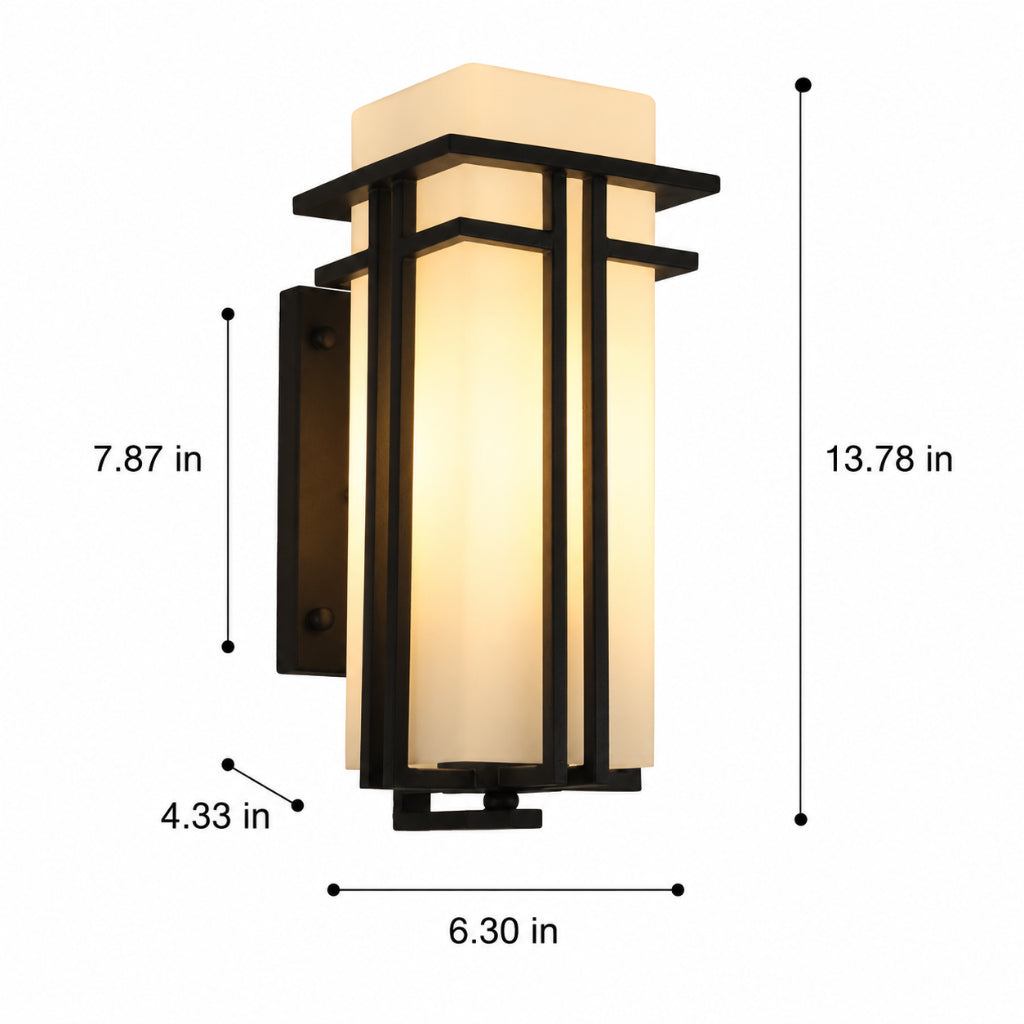 Modern Outdoor Wall Lamp – Waterproof LED Square Sconce for Garden, Patio & Courtyard Lighting Velumoza