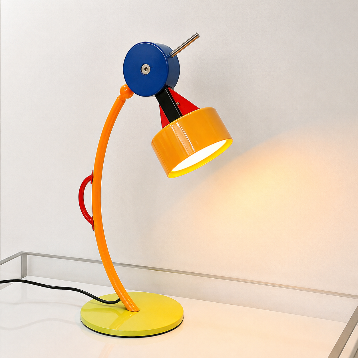 Memphis Cartoon LED Table & Floor Lamp – Colorful Modern Accent Light for Kids Room, Bedroom & Living Room, 110V US Plug