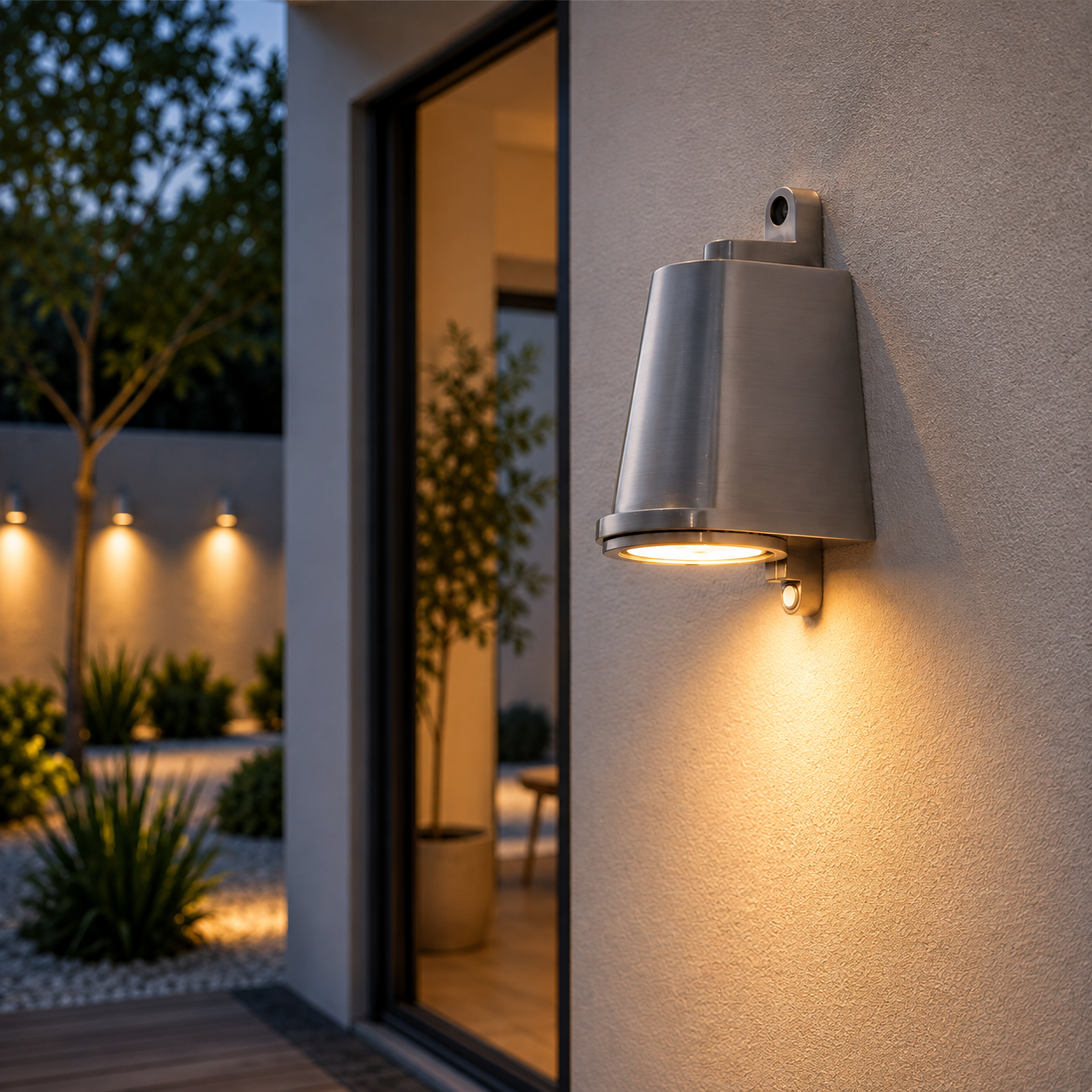 Retro Wabi-Sabi Cast Aluminum Outdoor Garden Spotlight – IP65 Waterproof 3-LED Landscape Accent Light for Patio, Pathway, Yard & Garden