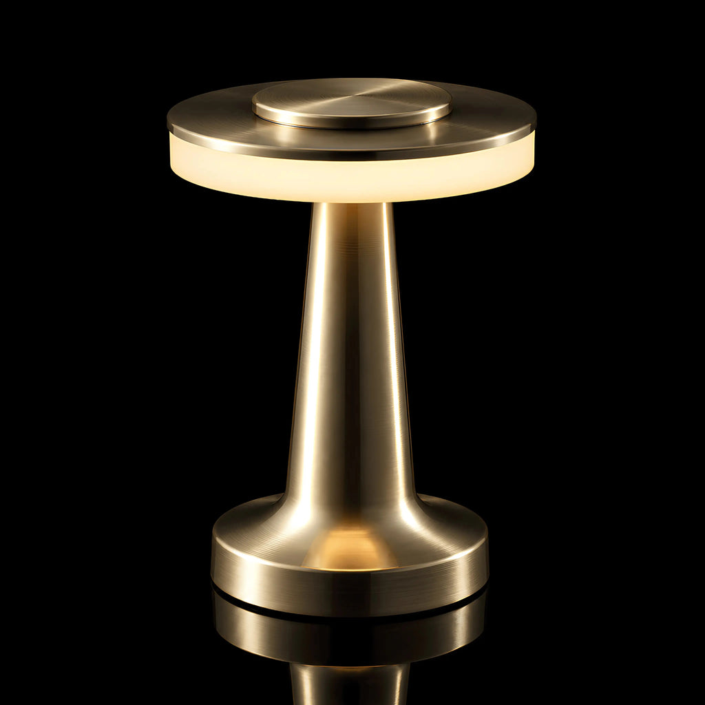 Rechargeable Metal Desk Lamp Touch Dimmable