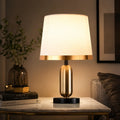 European Retro Desk Lamp - Classic Fabric Lampshade Bedside Night Light
