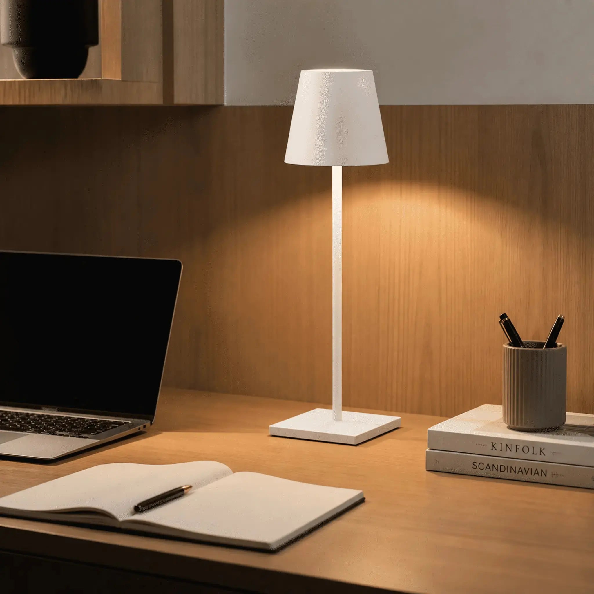 LED Touch Control Desk Lamp 3 Color Modes and USB Powered - Velumoza