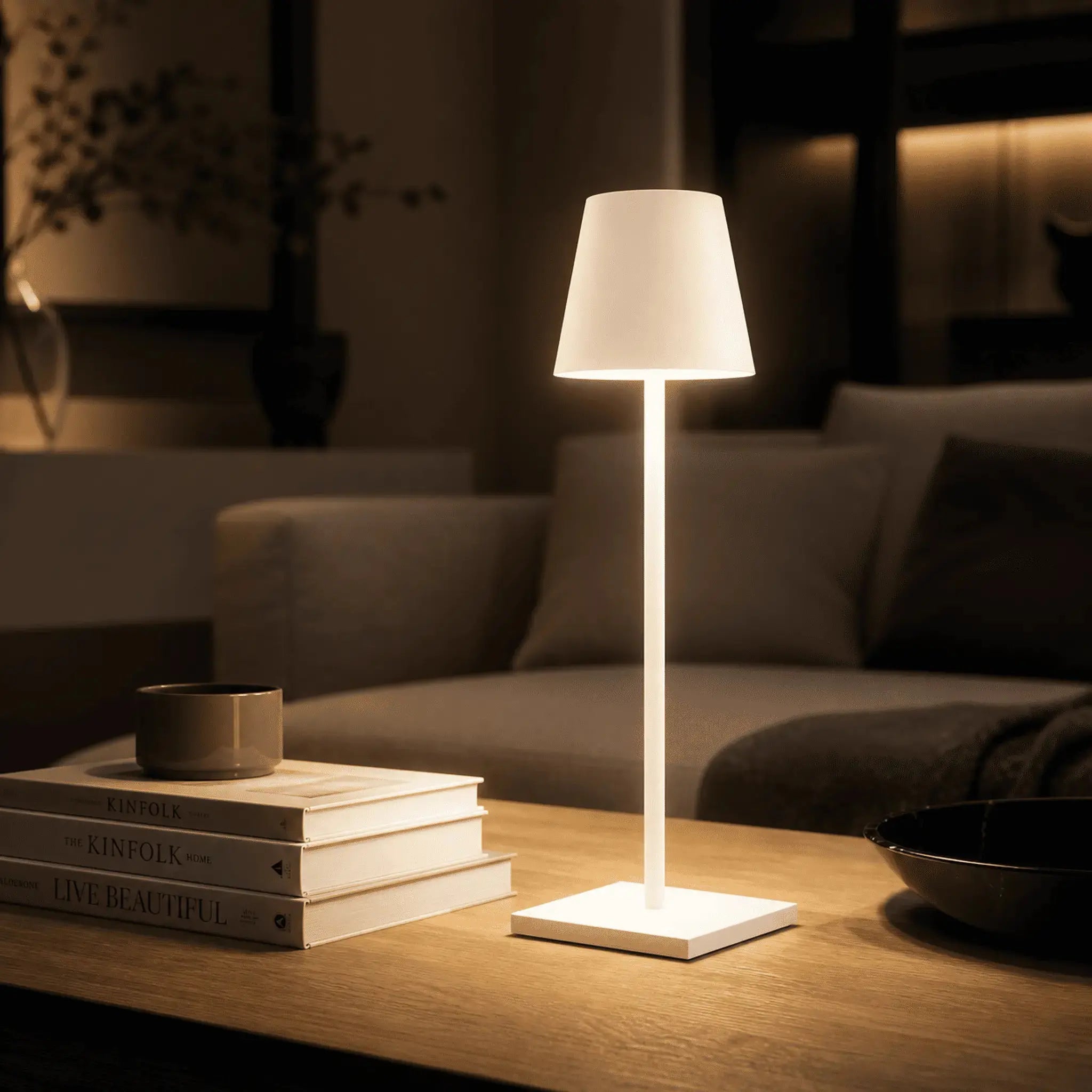 LED Touch Control Desk Lamp 3 Color Modes and USB Powered - Velumoza