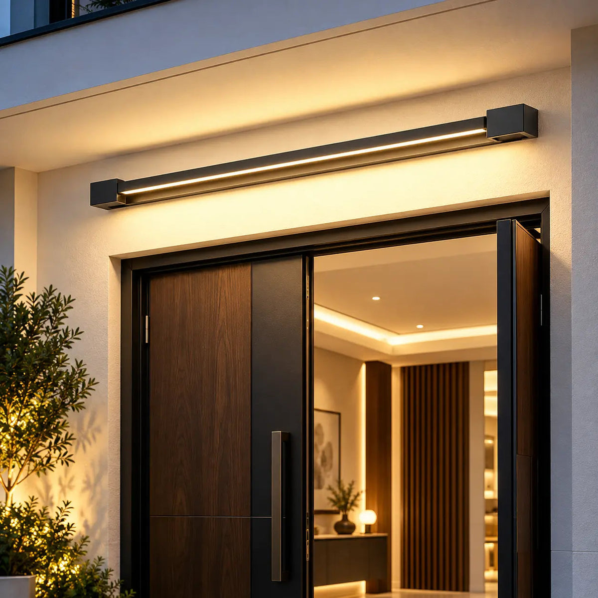 Modern Long Aluminum Outdoor Wall Lamp – IP65 Waterproof LED Exterior Wall Light for Garden, Villa, Entrance & Courtyard Velumoza