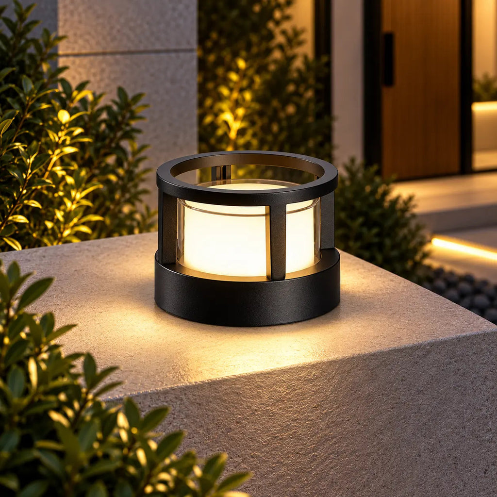 Modern Outdoor LED Post Cap Light – IP65 Waterproof Aluminum Pillar Light for Fence, Courtyard & Garden Columns Velumoza