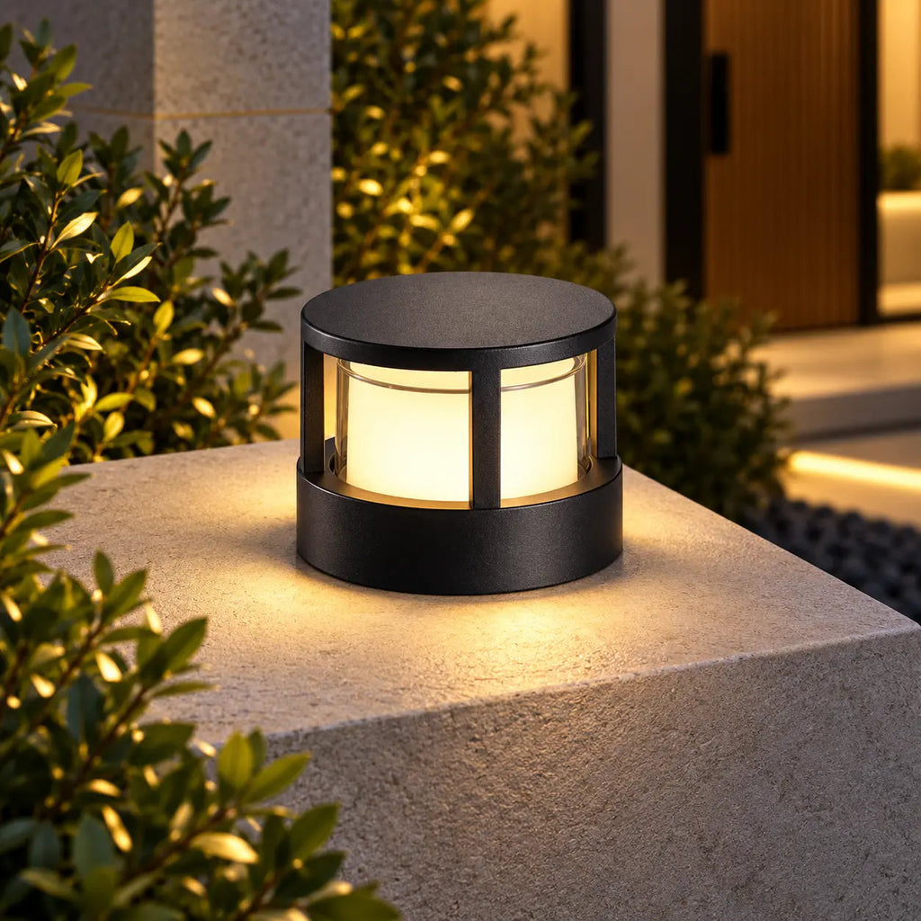 Modern Outdoor LED Post Cap Light – IP65 Waterproof Aluminum Pillar Light for Fence, Courtyard & Garden Columns Velumoza