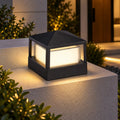 Modern Outdoor LED Post Cap Light – IP65 Waterproof Aluminum Pillar Light for Fence, Courtyard & Garden Columns Velumoza