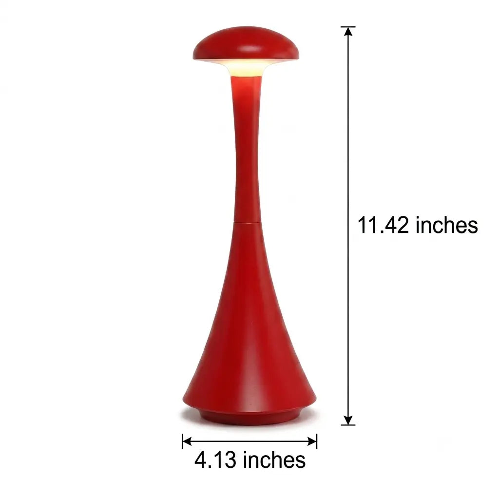 Modern Wireless Small Waist LED Table Lamp – Touch Dimmable & Rechargeable Night Light