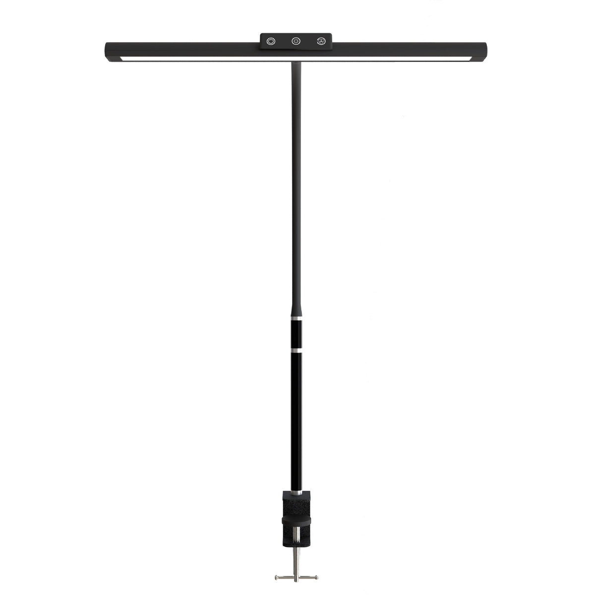 Cross-Border Led Eye Protection Desk Lamp Gooseneck Tube Stepless Dimming Reading Clip Lamp Smart Desktop Office Learning Desk Lamp Velumoza