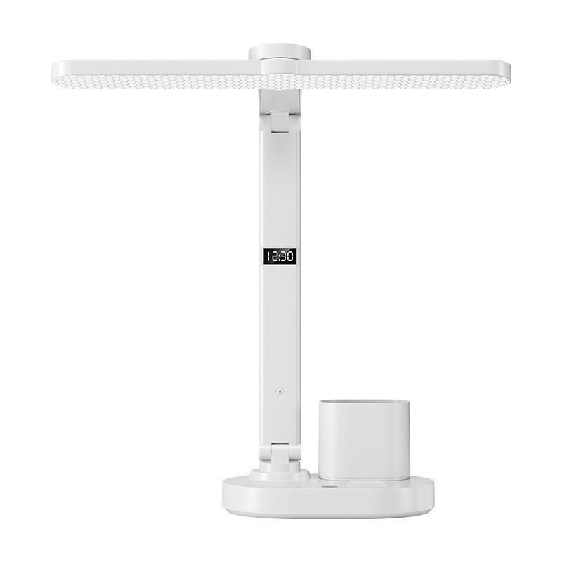 Homework Desk Lamp, Eye Protection, Special Kidsren's Reading Lamp for Learning, Anti-Myopia Dormitory Lamp, College Student Rechargeable Desk Lamp Velumoza